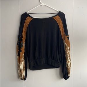 Free People Statement Sleeve Top